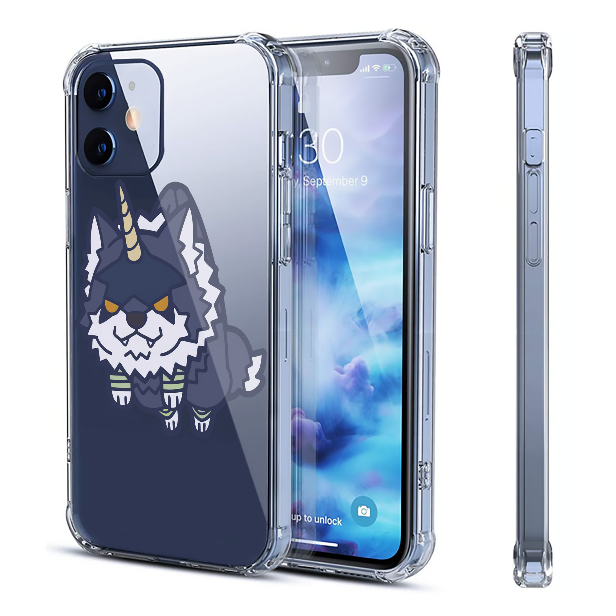 （画像用） 転スラ Regarding Reincarnated to Slime 【iPhone 12シリーズ対応】透明スマホケース（クリアソフトケース）
